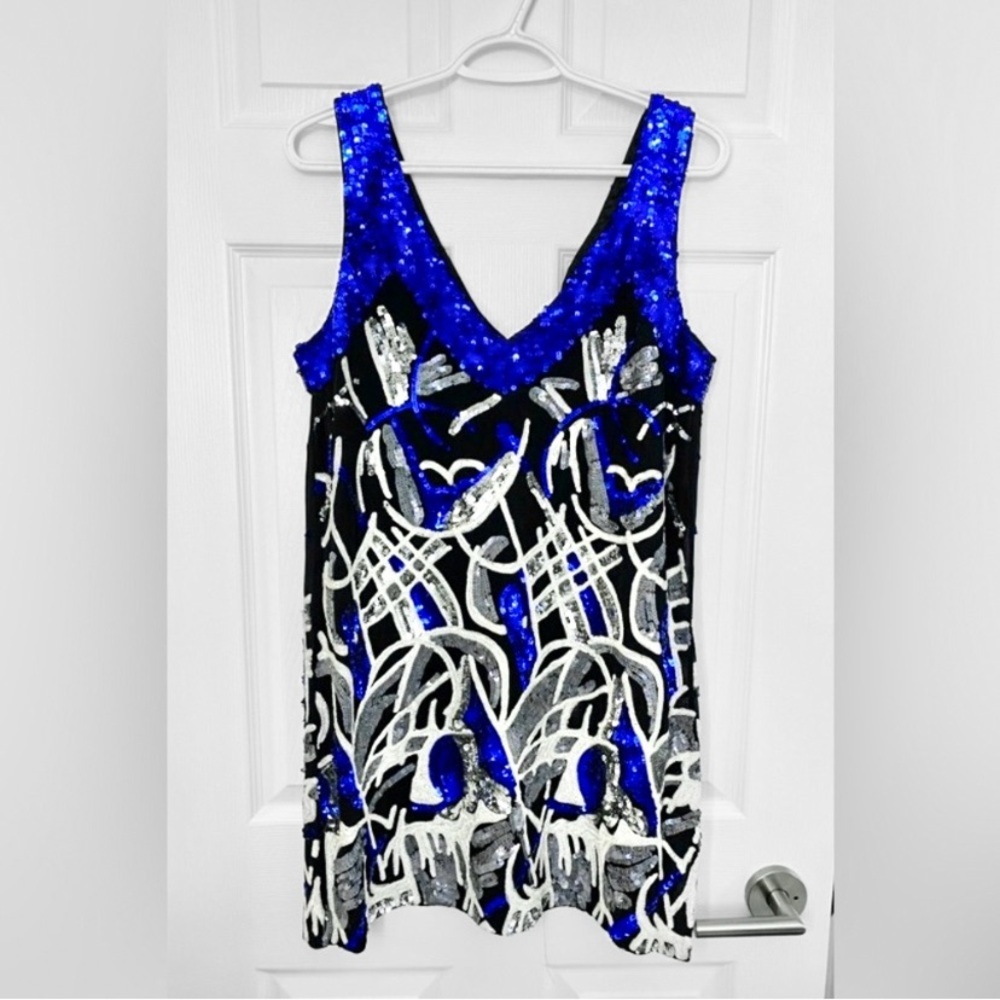 NWOT - Sequin Shift Mini Dress